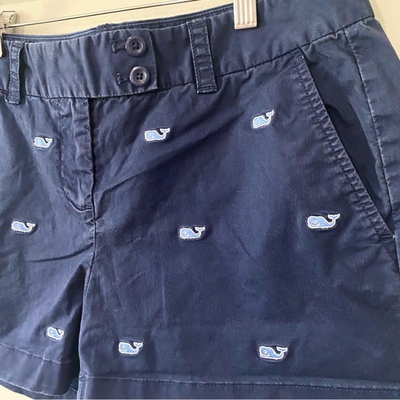 Vineyard Vines Blue Whale Shorts Sz 4 - Picture 2 of 4